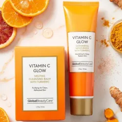 Dúo de Limpiador y Crema Facial de Vitamina C + Cúrcuma  Global Beauty Care
