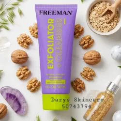 💜 EXFOLIANTE + LIMPIADOR DE AVENA Y NUEZ 💜 FREEMAN
