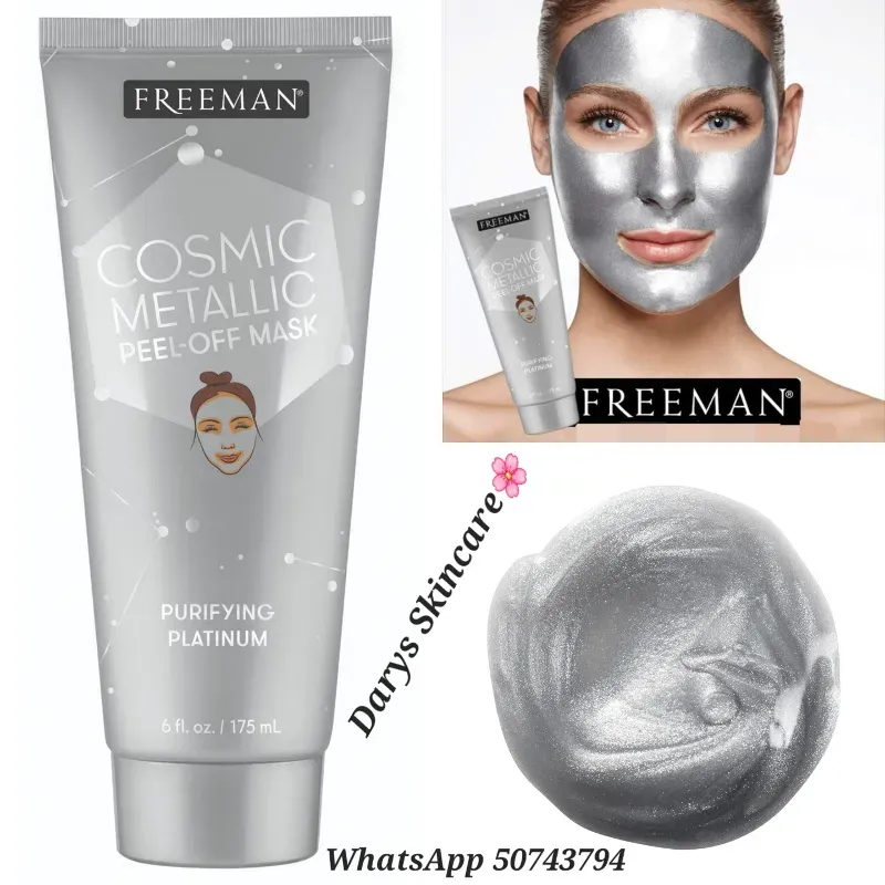 🩶Freeman Mascarilla Facial Peel Off Cosmica Purificante Platino🩶