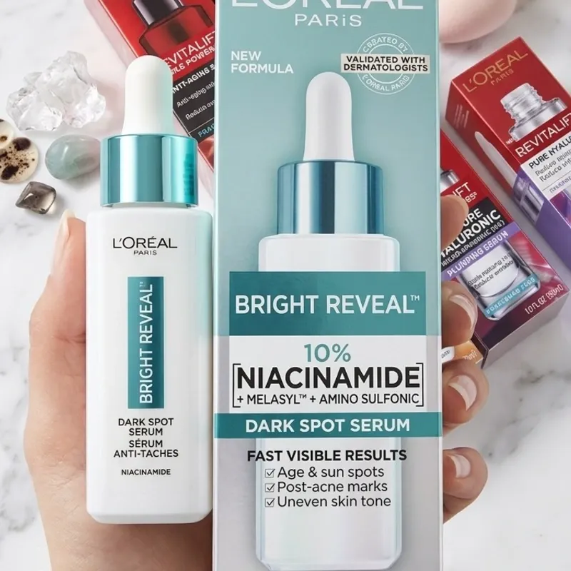✨ L'ORÉAL PARIS BRIGHT REVEAL: SÉRUM ANTIMANCHAS CON 10% NIACINAMIDA ✨