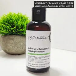 Limpiador Facial de Ácido Salicílico y Aceite de Árbol del Té 🌿