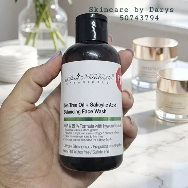 Limpiador Facial de Ácido Salicílico y Árbol del Té 🍵