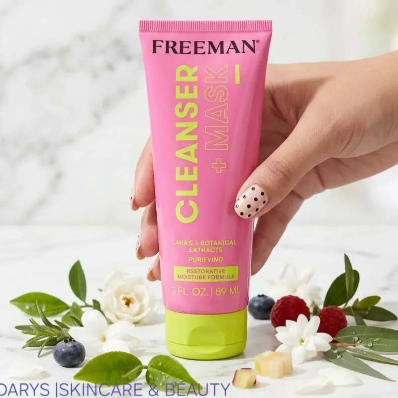 💗✨ Limpiador facial + mascarilla purificante con AHA's y extractos botánicos Freeman💗✨