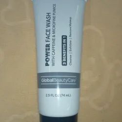Limpiador Facial Power con Cafeína y Piedra Pomez Microfina Global Beauty Care