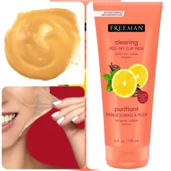 Mascarilla facial, mascarilla facial limpiadora y absorbente de aceite con té dulce y limón 🍋 