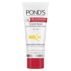 🌸 POND’S REJUVENESS – Crema Facial con Protección Solar FPS 30 🌸