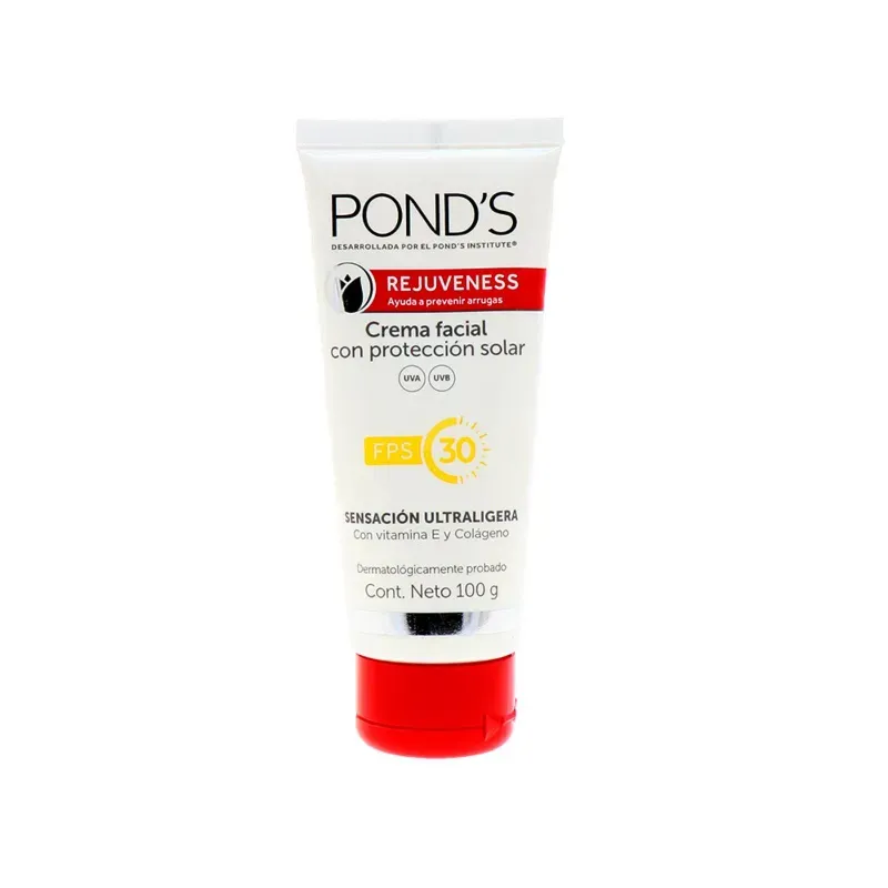 🌸 POND’S REJUVENESS – Crema Facial con Protección Solar FPS 30 🌸