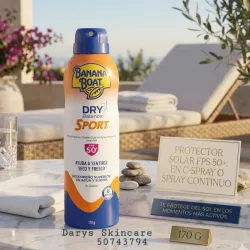 Protector Solar ☀️ Banana 🍌 Boat 🛶 Dry Balance Sport FPS 50+