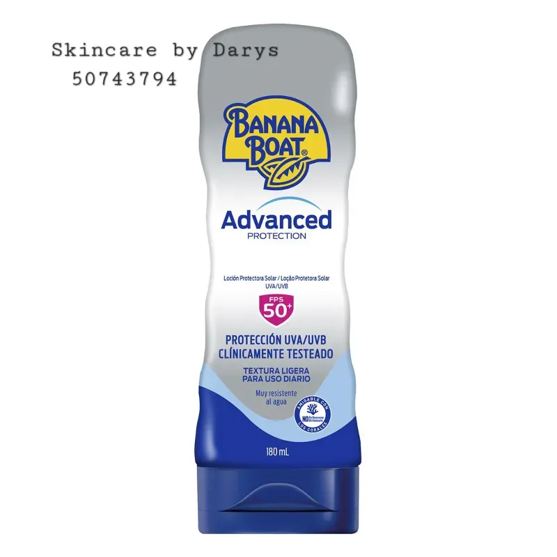 🍌🛶Protector Solar ☀️ SPF 50 Protección Avanzada 🍌🛶 Banana Boat
