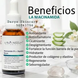 Serum Facial de Niacinamida al 5% +Escualano  Skin Nutrition Botanicals