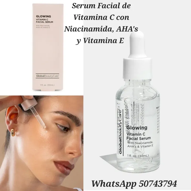 💛Serum Facial de Vitamina C con Niacinamida, AHA's y Vitamina E💛 