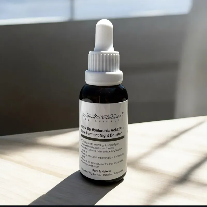 🩶Serum Facial Nocturno de Ácido Hialurónico al 2% y Fermento de Arroz 🍚 