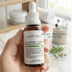 Serum Facial Revitalizante de Árbol del Té, Cafeína y Vitamina B5  Skin Nutrition Botanicals