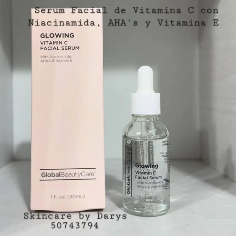 Serum Facial Vitamina C + Niacinamida + AHA’s + Vitamina E