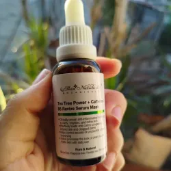 🌿✨ Serum Revitalizante de Árbol del Té 🍵, Cafeína y Vitamina B5 🙅🏻‍♀️🌿