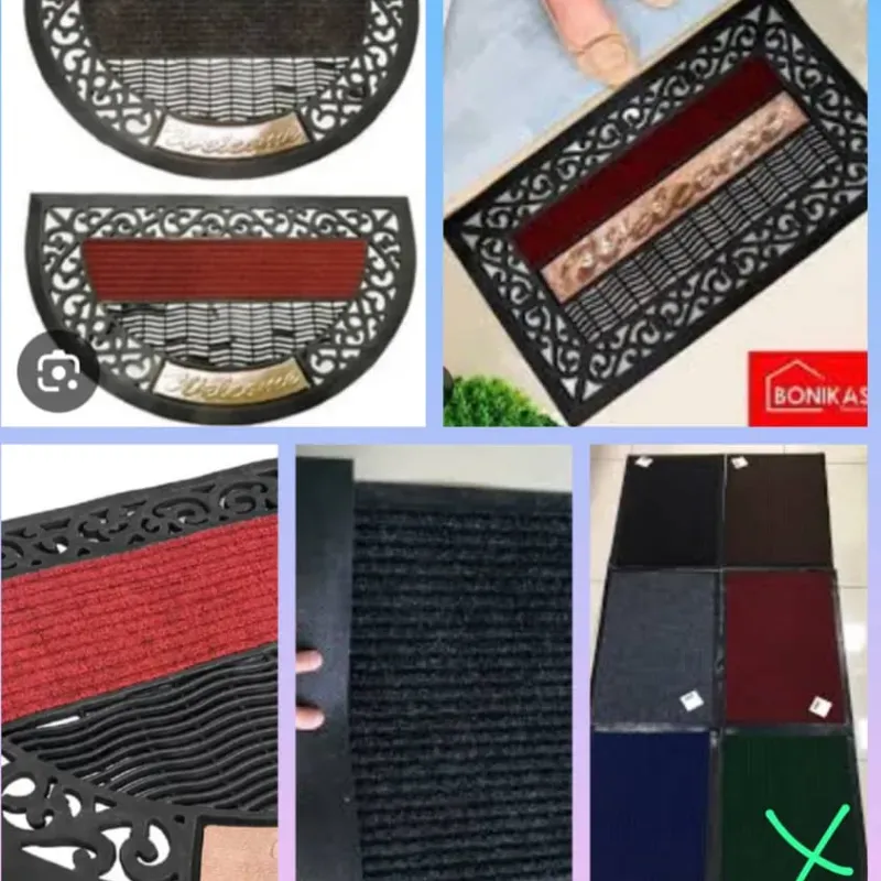 Alfombras de entrada engomadas