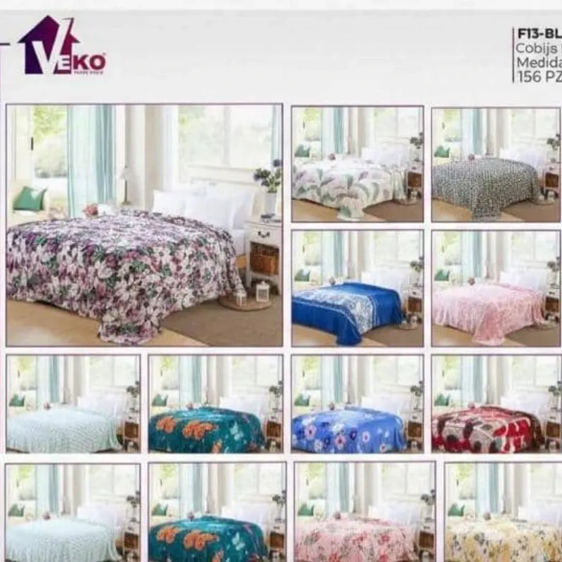 Colchas cameras estampadas