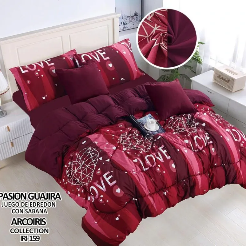 Edredones King de 5 piezas