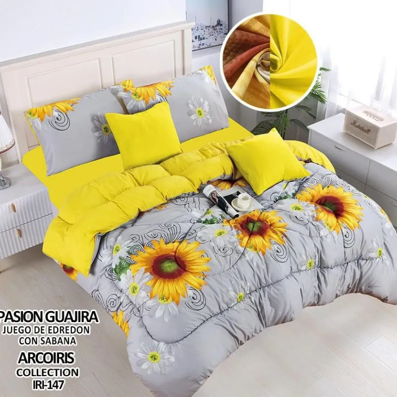 Edredones King de 5 piezas