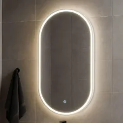 Espejo táctil con luz led