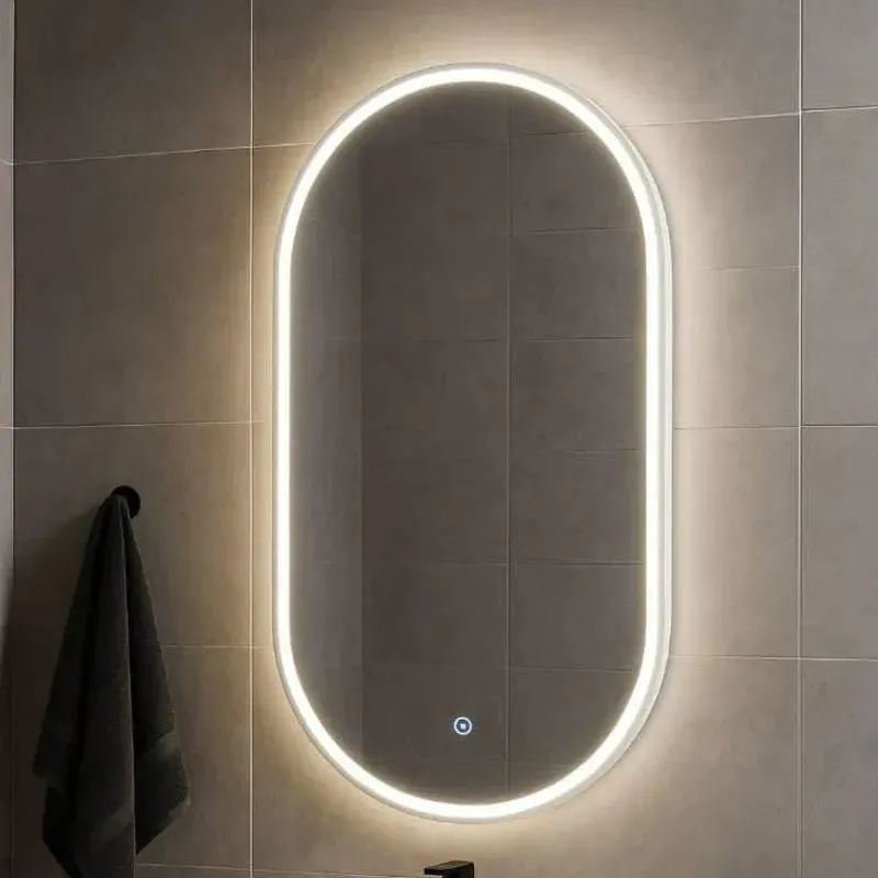 Espejo táctil con luz led