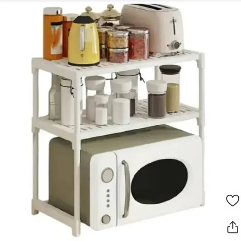 Estante organizador para microondas