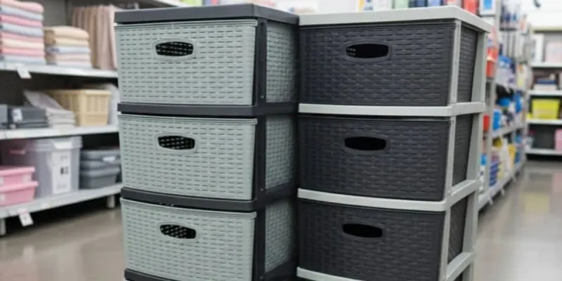 Gaveteros plásticos engomados 