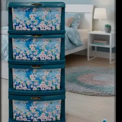 Gaveteros plásticos engomados 