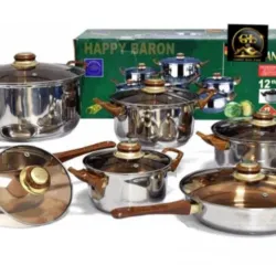 👑juego d 4 casuelas y 2 sartenes