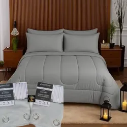 Juego de edredon y cortinas