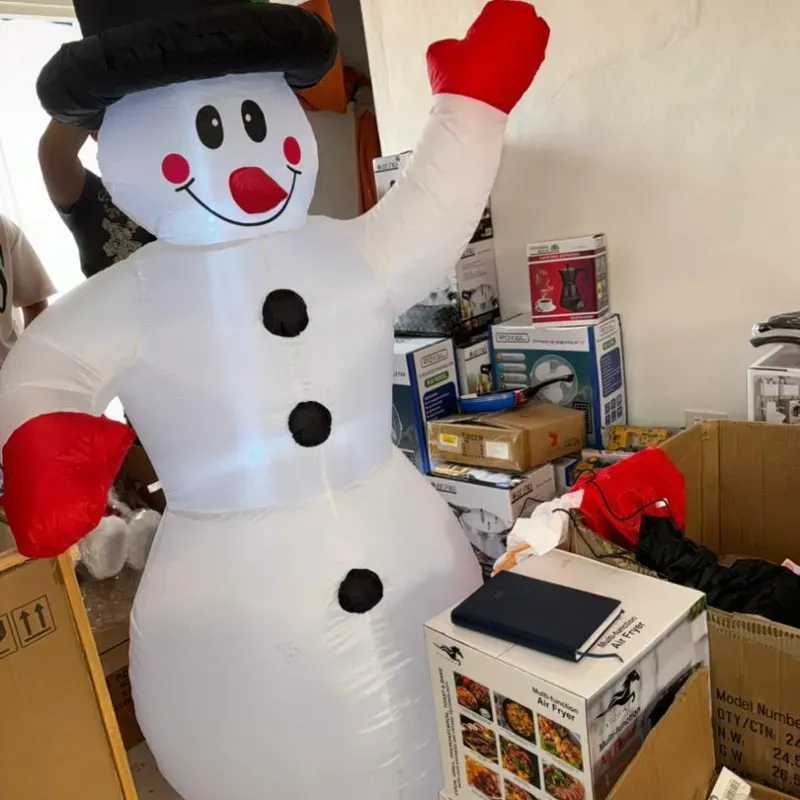 Muñecos inflables de navidad