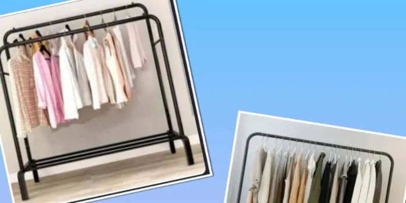 Perchas para ropa dobles