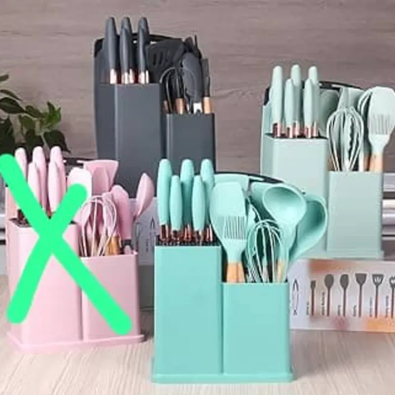 Set de 19 piezas de silicona 