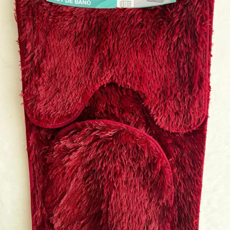 Set de alfombras peluche