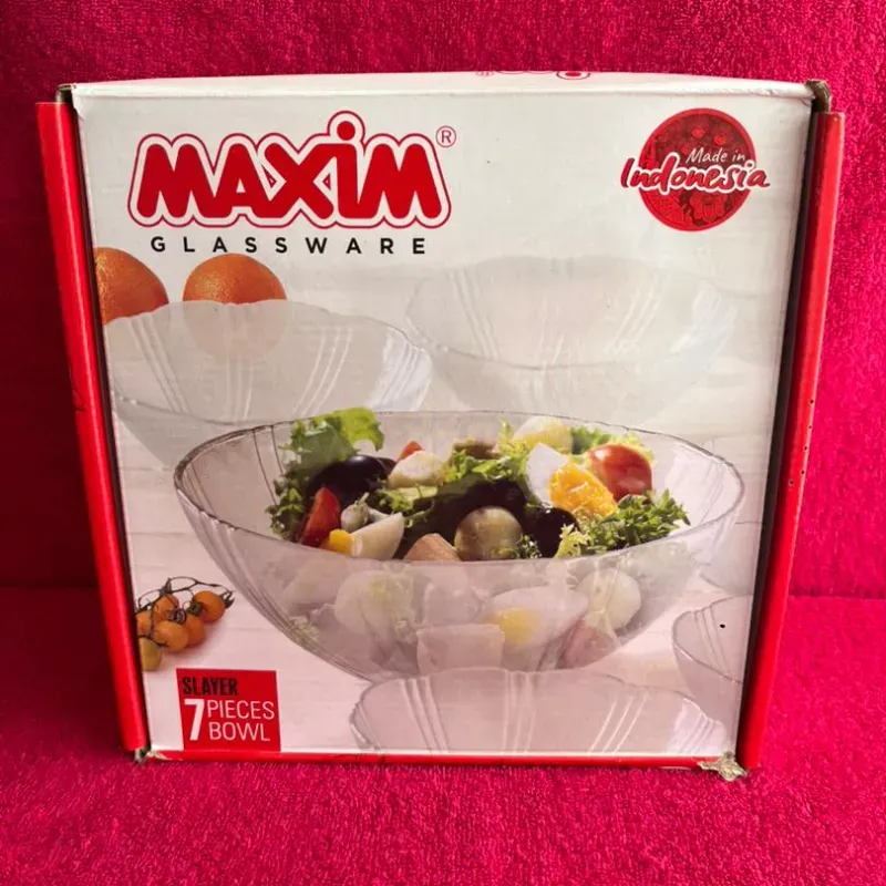 Set de fuente de cristal con sus dulceras   