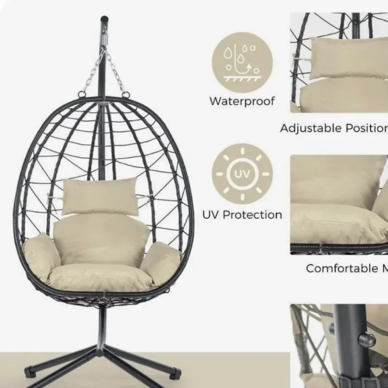 Sillón mecedor colgante