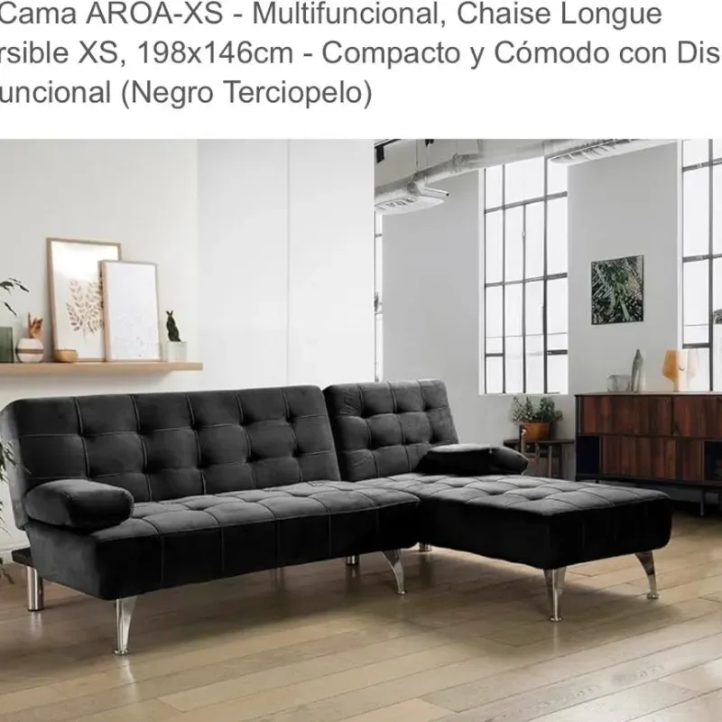 Sofá cama reclinable moderno