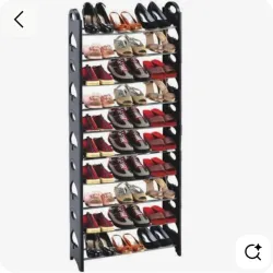 Zapateras de 10 niveles metal con plástico