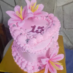 Cake de corazon 16cm