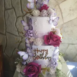 Cake dos pisos doble alto