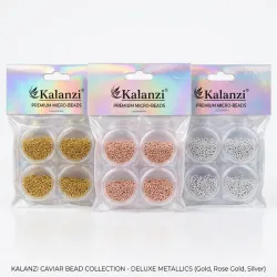 Balines dorado, plateado y oro rosa