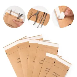 Bolsas de papel para desinfectar herramientas
