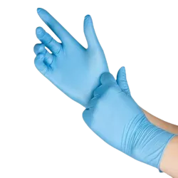 Caja de guantes nitrilo azul S