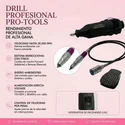 Drill Profesional Pro-tool de pedal