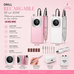 Drill recargable 45 mil rpm