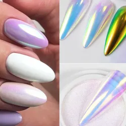 Efecto aurora en polvo