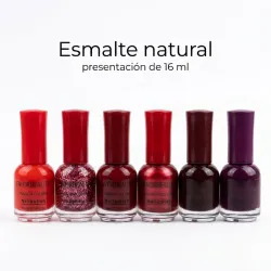 Esmalte natural 16 ml "rojos"