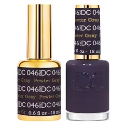 Esmalte DND 046 “Pewter Gray”