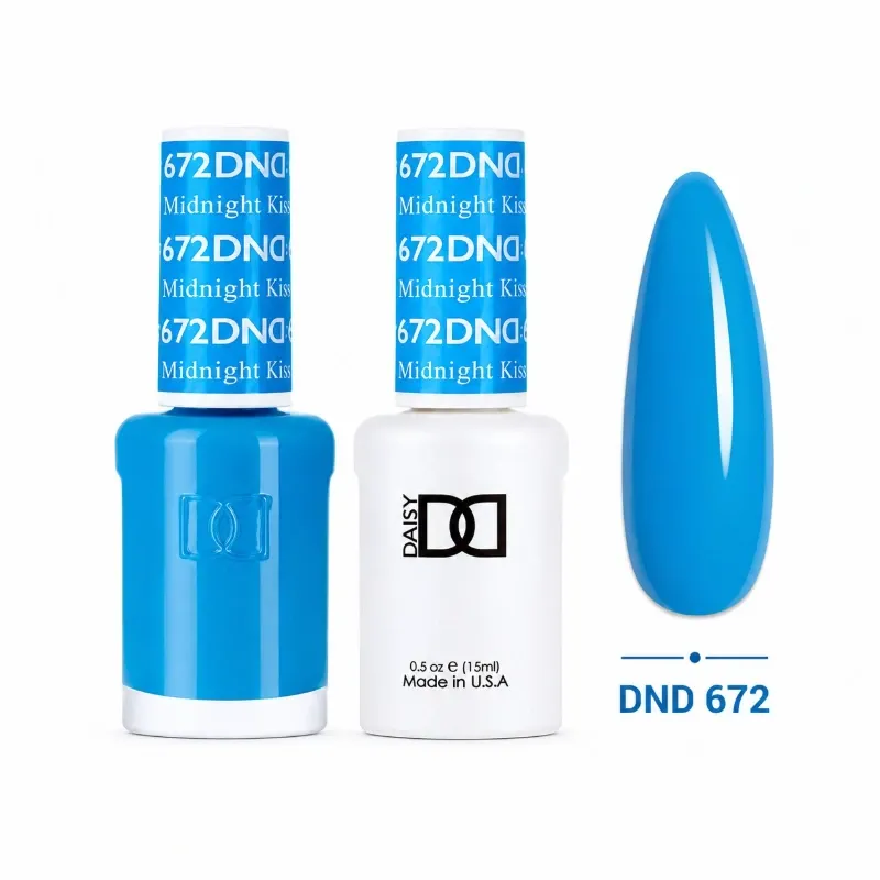 Esmalte DND 672 Mindnight Kiss