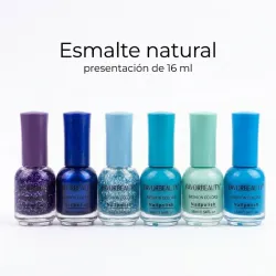 Esmalte natural 16 ml "azules"